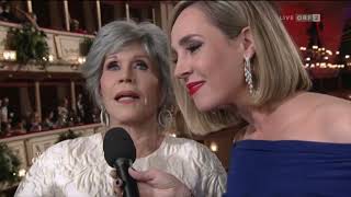 Jane Fonda at the Vienna Opera Ball 2023 [upl. by Ja14]