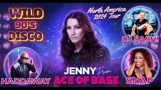 Ace of Base Haddaway Snap DJ Sash  USA 2024 TOUR  Legendary Eurodance Night [upl. by Fey589]