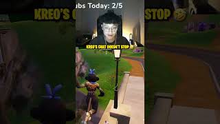 Bro Doesn’t Have an Icon Skin 😂 fortnite kreo gaming funny [upl. by Eatnom]