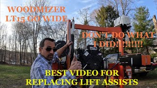 UPDATE Woodmizer LT15 DO NOT DO THIS LIFT ASSIST REPLACEMENT [upl. by Gluck]