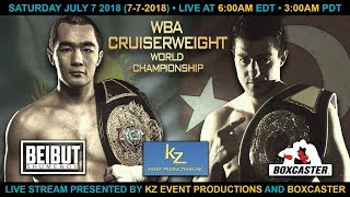 Beibut Shumenov vs Hizni Altunkaya  WBA WORLD CRUISERWEIGHT TITLE  FULL FIGHT HD [upl. by Leihcar]