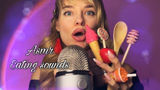 ASMR  Eating sounds  Fake Food  Mouth sounds [upl. by Aihsoj]