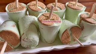 Paletas heladas cremosas de Carlota de limón😋 [upl. by Fisch506]