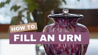 How to Fill An Urn  by Stardust Memorials [upl. by Minsat683]