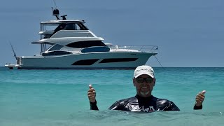 Exploring the Whitsunday Islands onboard my client’s Riviera 50 Sports Motor Yacht [upl. by Micro]