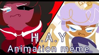 HAY Animation meme  Cookie run Kingdom  Pastry cookie and red velvet cookie 500 subs special [upl. by Aianat]