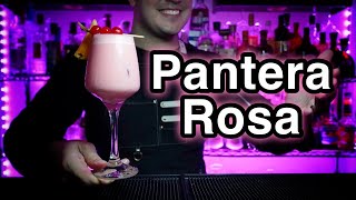 🐆 Cocktail Pantera Rosa 🌸 short COMO hacer bebida rosada [upl. by Feigin830]