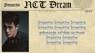 SMOOTHIE  NCT DREAM LYRICS [upl. by Adrea]