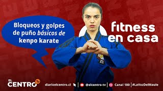 Bloqueos y golpes de puño básicos de kenpo karate  Fitness en casa [upl. by Rickard265]