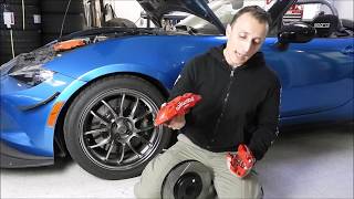 Goodwin Racing Brake Upgrades for the 2016 MX5 ND [upl. by Edlin77]