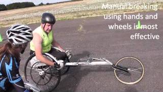 British Paratriathlon Technical Wheelchair Racing session [upl. by Riella671]