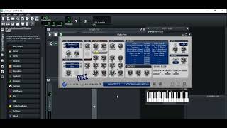 Free Alpha Synth  Similar Sounds To The Roland D50 [upl. by Aikram]