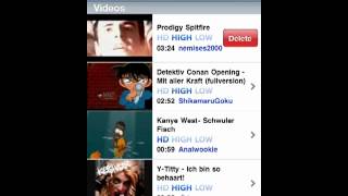 Youtube Downloader for iPhone 4  semitetgered JB iOS 51 [upl. by Ahsinam673]