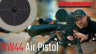 Weihrauch HW44 PCP Air Pistol REVIEW [upl. by Aileme40]