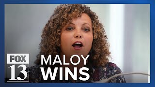 Maloy defeats Riebe for 2nd Congressional District seat [upl. by Anetta107]