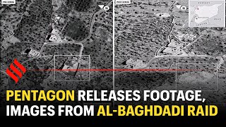 First footage of US raid on Abu Bakr alBaghdadi [upl. by Teloiv]