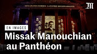 Missak et Mélinée Manouchian sont entrés au Panthéon [upl. by Ellinej]