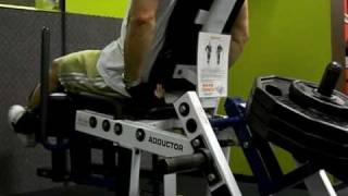 Hammer Strength adductor machine [upl. by Anila720]