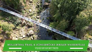 Müllerthal trail Hängebrücke Irreler Wasserfälle [upl. by Vona515]