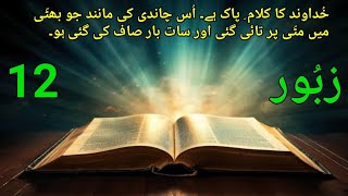 Zaboor 12  Psalms 12  Zaboor ki kitab  Urdu bible  Zaboor in hindi urdu ज़बूर 12زبور 12 [upl. by Amirak950]