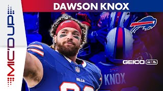 Dawson Knox Mic’d Up For Tyler Bass 61Yard GameWinning Field Goal Over Dolphins  Buffalo Bills [upl. by Deehsar]