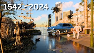 EVOLUTION of Los Angeles 15422024  3D Animation [upl. by Aisan]