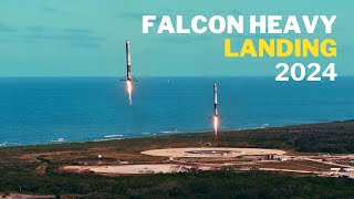 Falcon Heavy Landing How SpaceX Landed A Rocket Without Landing Legs [upl. by Eityak]