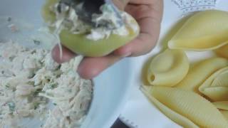 Conchiglione Recheado com Frango e Peito de Peru [upl. by Anahsed]