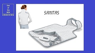 SANITAS back neck heating pad SHK 29 UNBOXING [upl. by Severin]