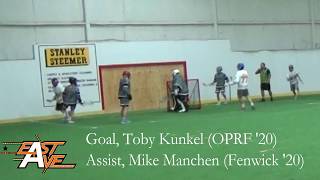 Toby Kunkel OPRF 20 Buries a Couple Early Against Resolute OH at USBOXLA Battle at the Barn [upl. by Market]