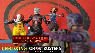 UNBOXING HASBRO PHOEBE amp EGON SPENGLER GHOSTBUSTERS AFTERLIFE PLASMA SERIES Pack [upl. by Enaxor]