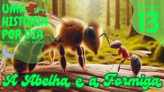 🎧UMA HISTÓRIA POR DIA  ÁUDIO LIVRO INFANTIL PARA DORMIR  13 DE NOVEMBRO  A ABELHA E A FORMIGA [upl. by Roldan]