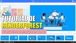 TUTORIAL DE RENDERFOREST  Como usar para fazer vídeos animados [upl. by Silyhp]