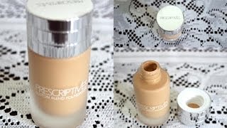 Prescriptives Custom Blend Foundation Review amp Demo [upl. by Dirgis]