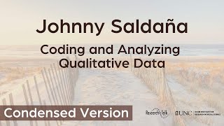 Qualitative Scholar Conversation with Johnny Saldaña about Coding and Analyzing Qualitative Data [upl. by Eiresed]