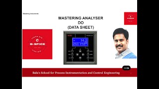 MASTERING ANALYSER  DISSOLVED OXYGEN DO DATA SHEET [upl. by Ardussi]