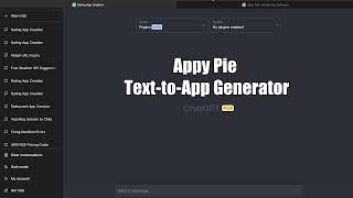 Appy Pie TexttoApp Generator [upl. by Korella474]