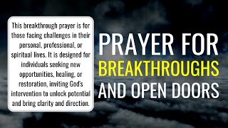 Midnight Prayer for Breakthrough and Open Door Midnight Battle [upl. by Hartwell]