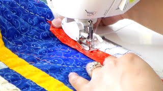 How to sew binding on a quilt [upl. by Zealand]