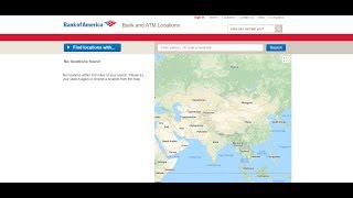 Bank of America Locations Near Me  Bank of America ATM Locator [upl. by Chaing289]