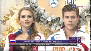 Sinitsina amp Katsalapov quotBluesquot 2014 NHK Trophy FD [upl. by Cassandry223]