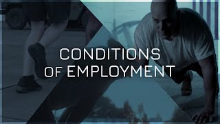 OUTDATED Hiring Process Deep Dive Video Series Conditions of Employment [upl. by Shaw]