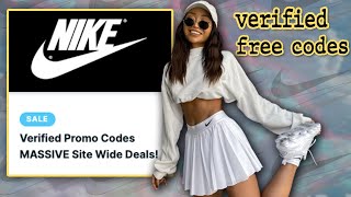 NIKE PROMO CODES  Verified UPDATED Save 50 off Shoes  More [upl. by Scandura104]