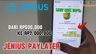 Cara Naik Limit Paylater JENIUS [upl. by Cadman953]