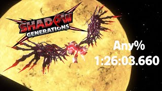 Shadow Generations Speedrun  Any in 12603660 Load Remover Time [upl. by Hamo777]