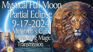 Metatrons Cube Full Moon Mystical Manifesting Power [upl. by Ashok]