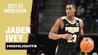 Jaden Ivey 202122 Purdue Boilermakers Midseason Highlights [upl. by Drofhsa]