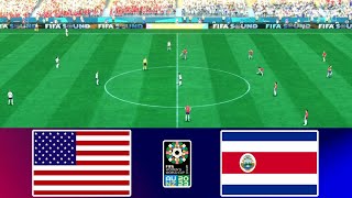 FIFA 23  USWNT vs COSTA RICA W  July 3 2024  FIFA Womens World Cup 2023  PS5 Gameplay [upl. by Gut]