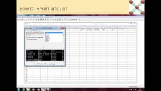 Path Loss 5  How to Import Site List [upl. by Naimerej815]