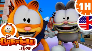 😄 Super Garfields Adventures 🦸  Garfield Complete Episodes 2023 [upl. by Namyl]